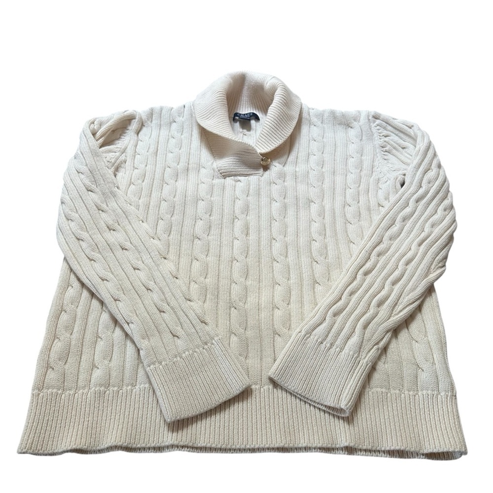 Chaps Cable Knit Cream Sweater *READ*